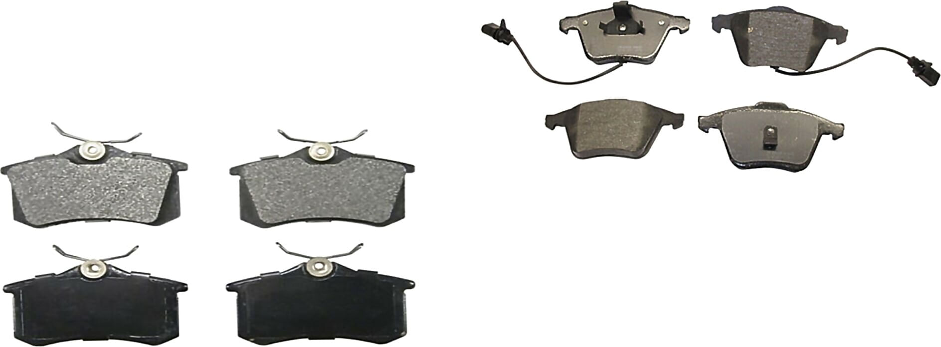 Kit De Balatas Semimetalicas Delanteras Y Traseras