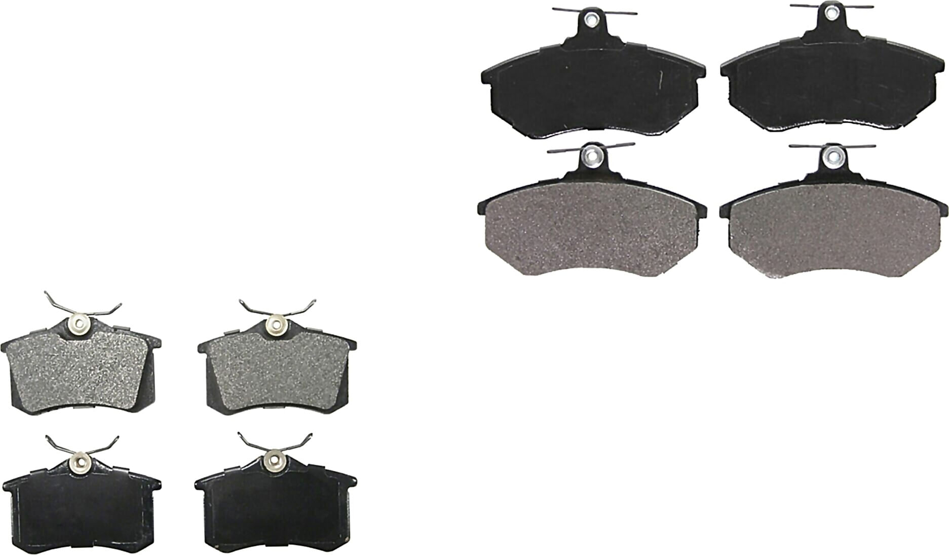 Kit De Balatas Semimetalicas Delanteras Y Traseras
