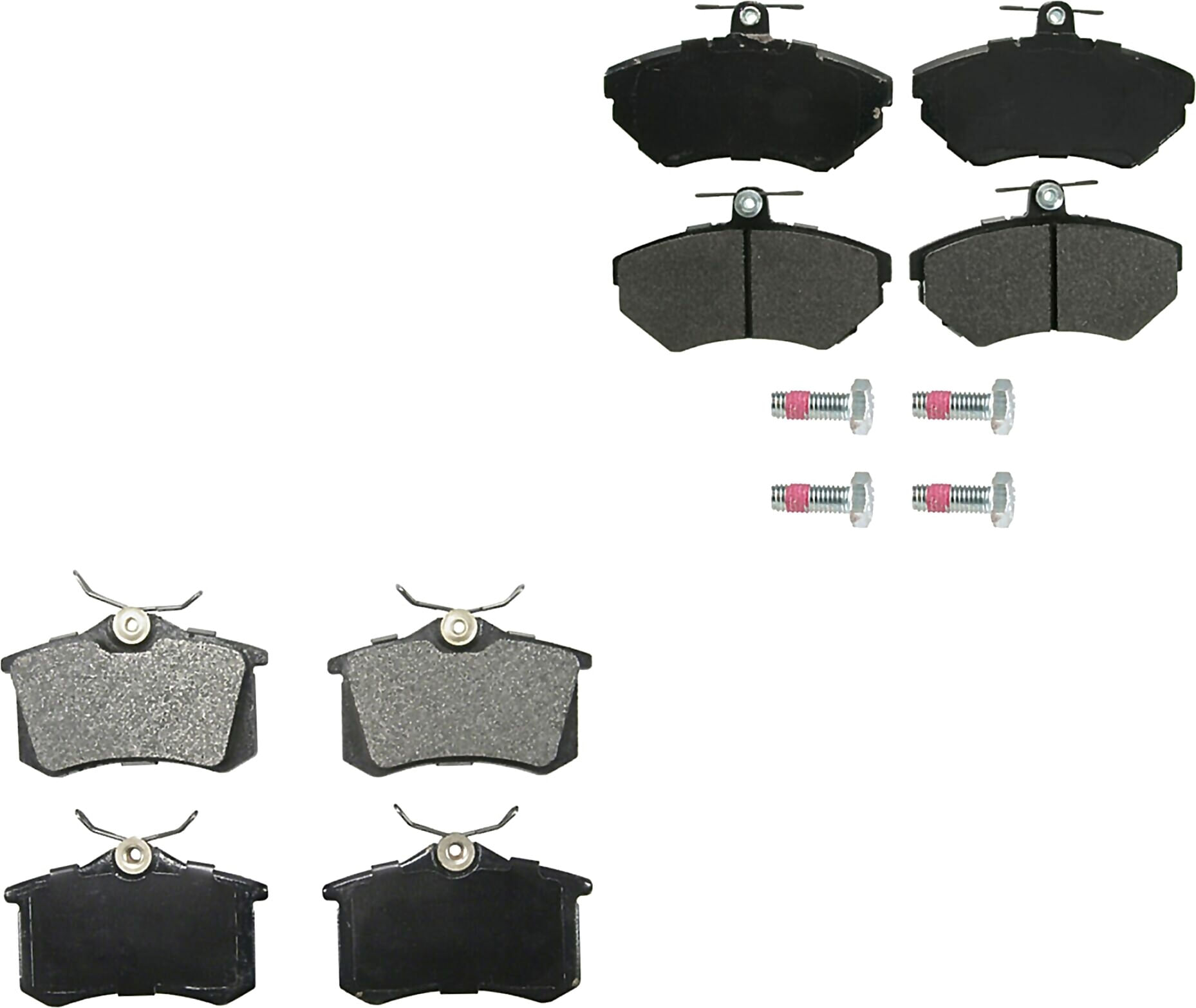 Kit De Balatas Semimetalicas Delanteras Y Traseras