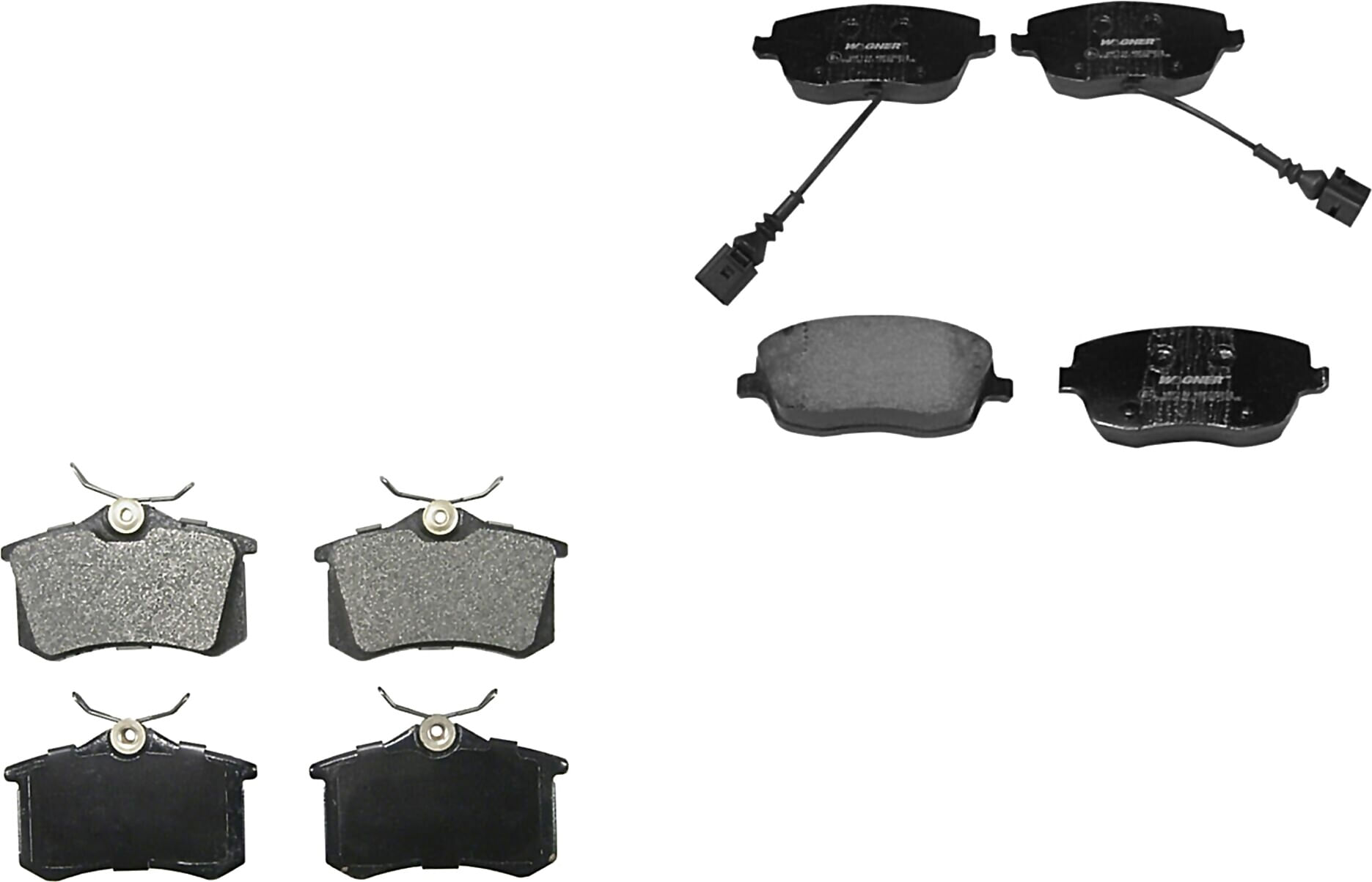 Kit De Balatas Semimetalicas Delanteras Y Traseras