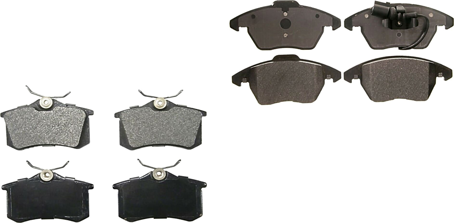 Kit De Balatas Semimetalicas Delanteras Y Traseras