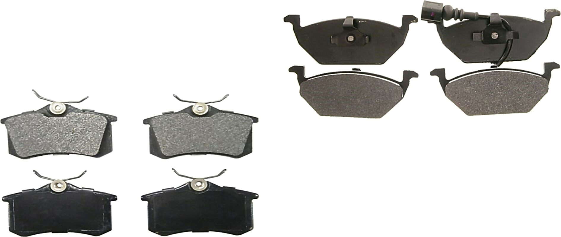 Kit De Balatas Semimetalicas Delanteras Y Traseras