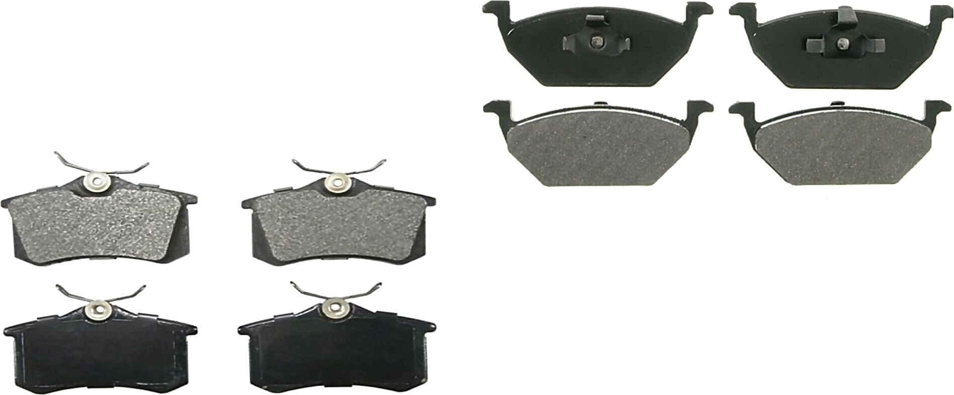 Kit De Balatas Semimetalicas Delanteras Y Traseras