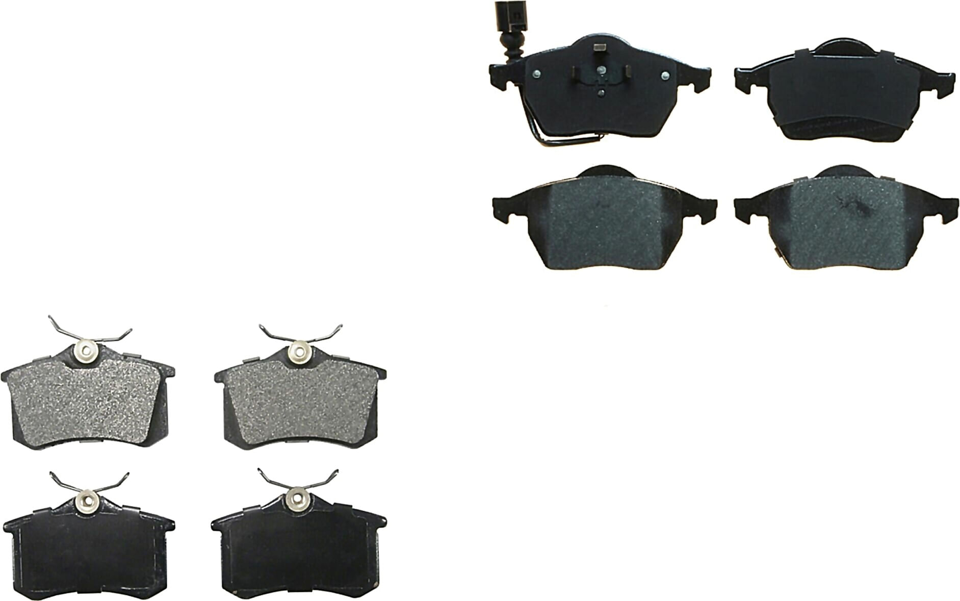 Kit De Balatas Semimetalicas Delanteras Y Traseras