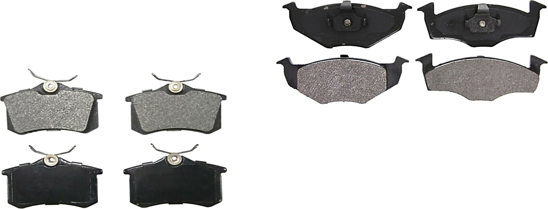 Kit De Balatas Semimetalicas Delanteras Y Traseras