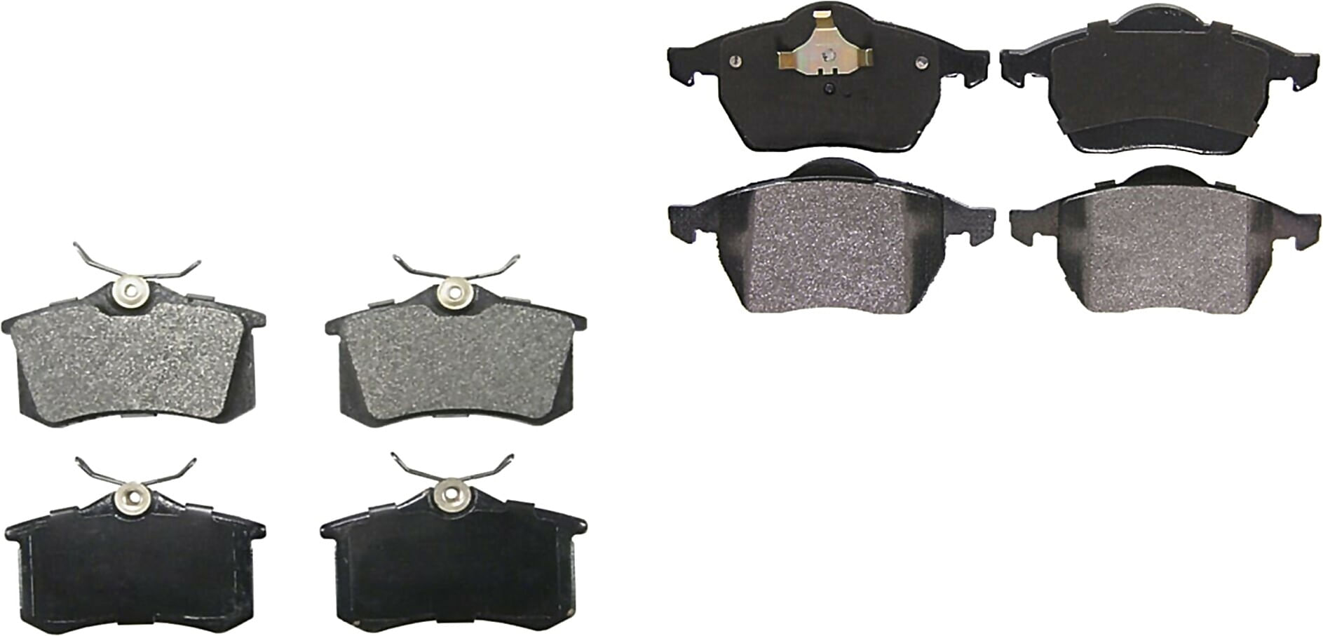 Kit De Balatas Semimetalicas Delanteras Y Traseras