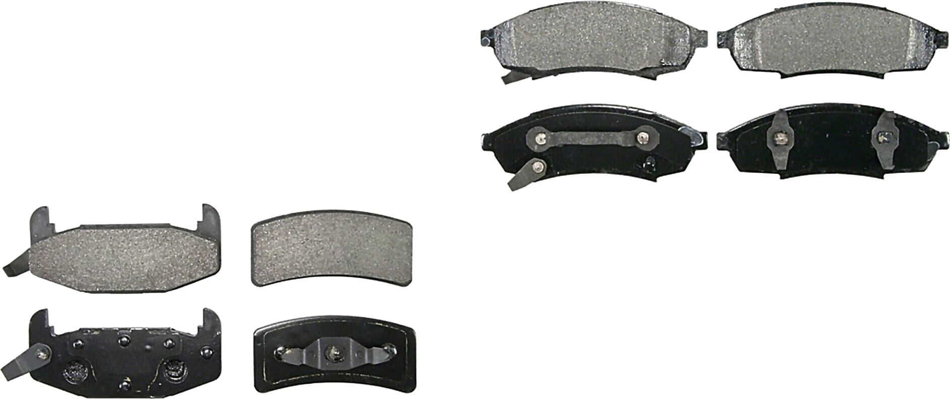 Kit De Balatas Semimetalicas Delanteras Y Traseras