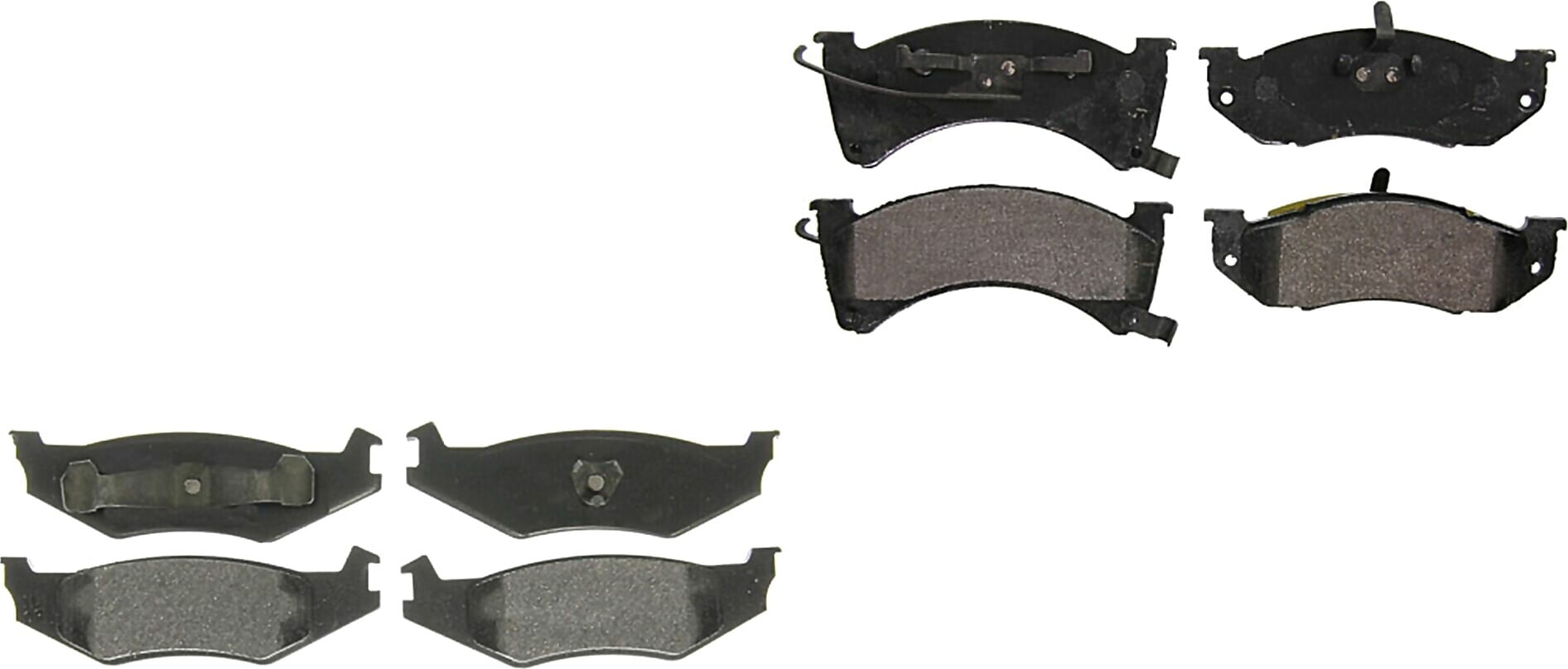 Kit De Balatas Semimetalicas Delanteras Y Traseras