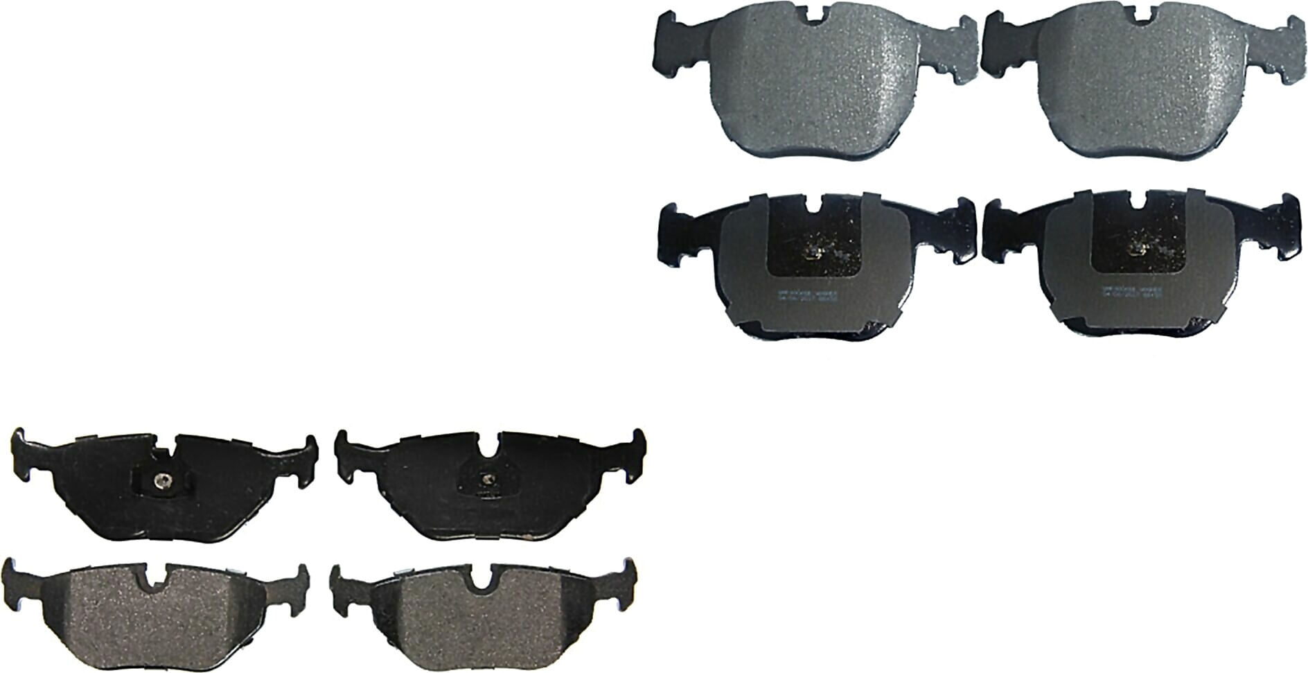 Kit De Balatas Semimetalicas Delanteras Y Traseras