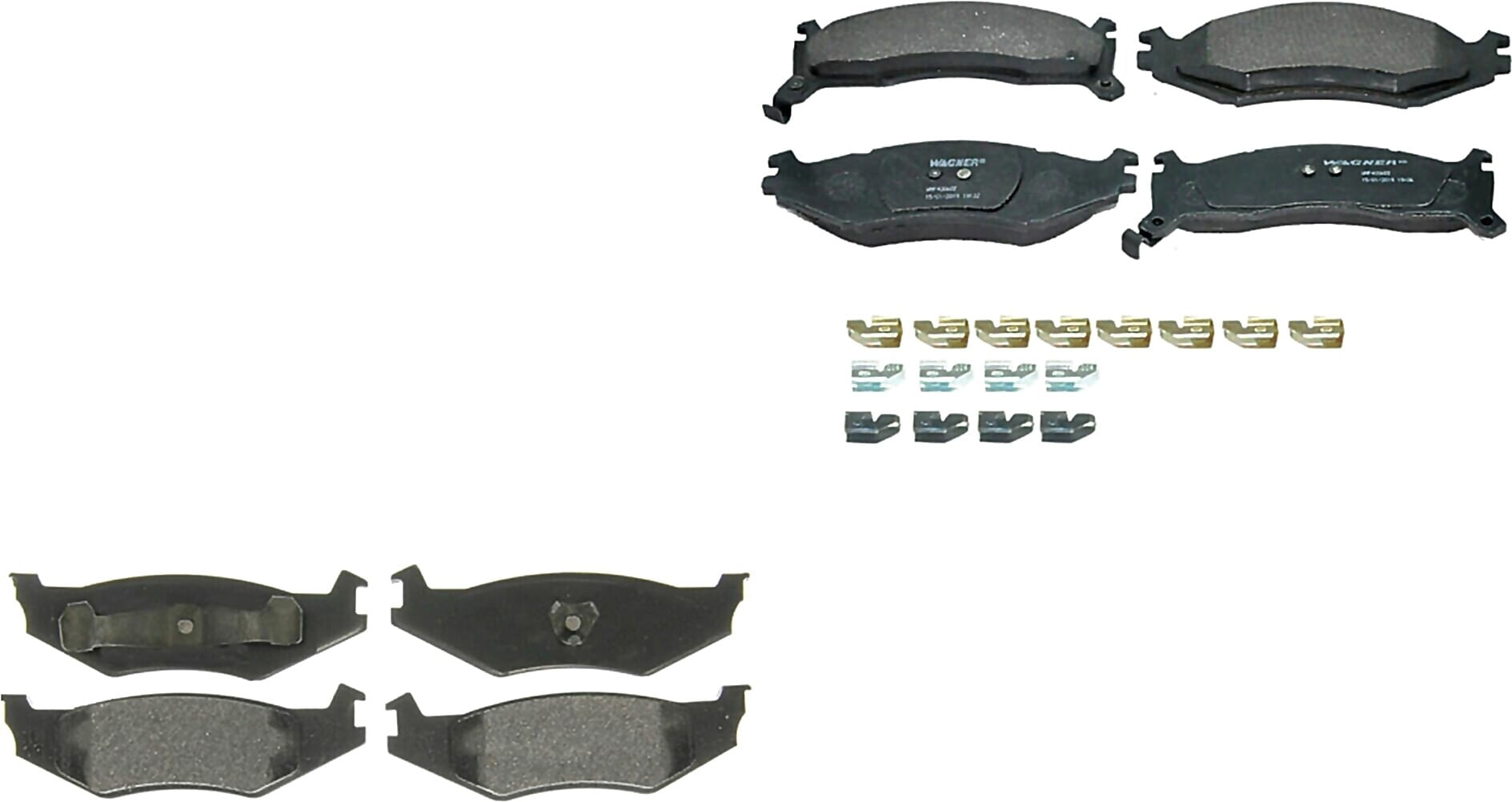 Kit De Balatas Semimetalicas Delanteras Y Traseras