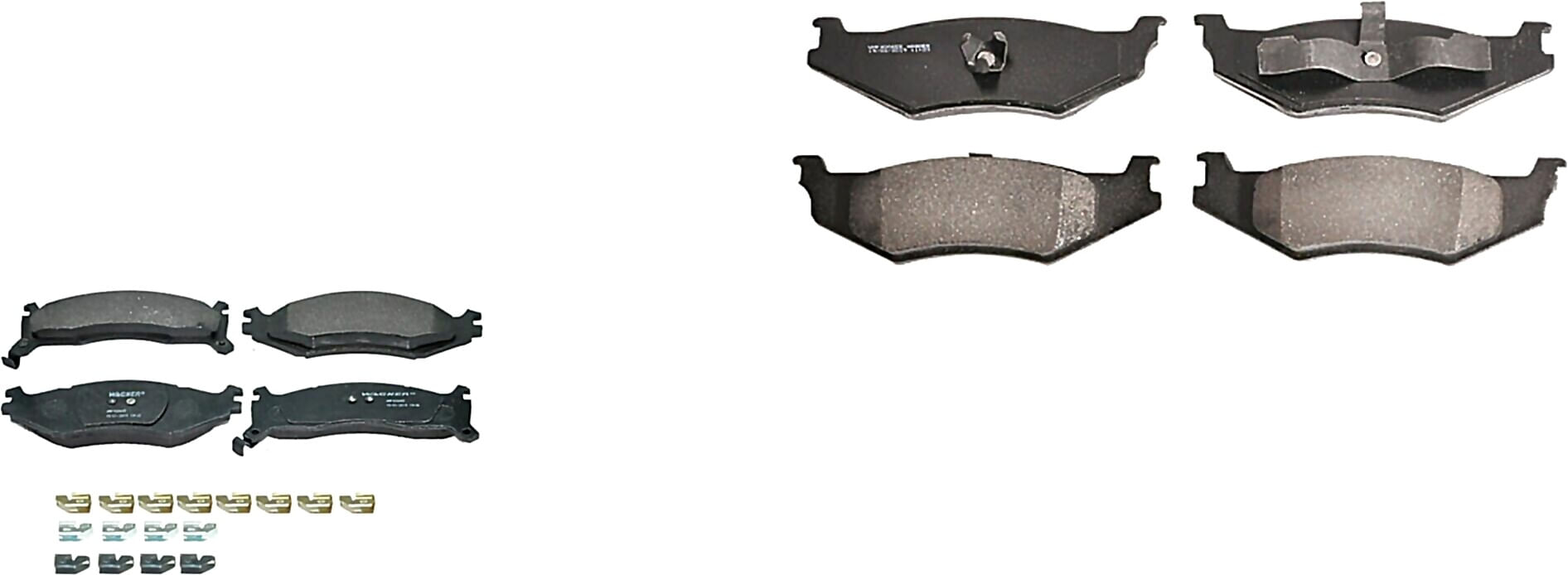 Kit De Balatas Semimetalicas Delanteras Y Traseras