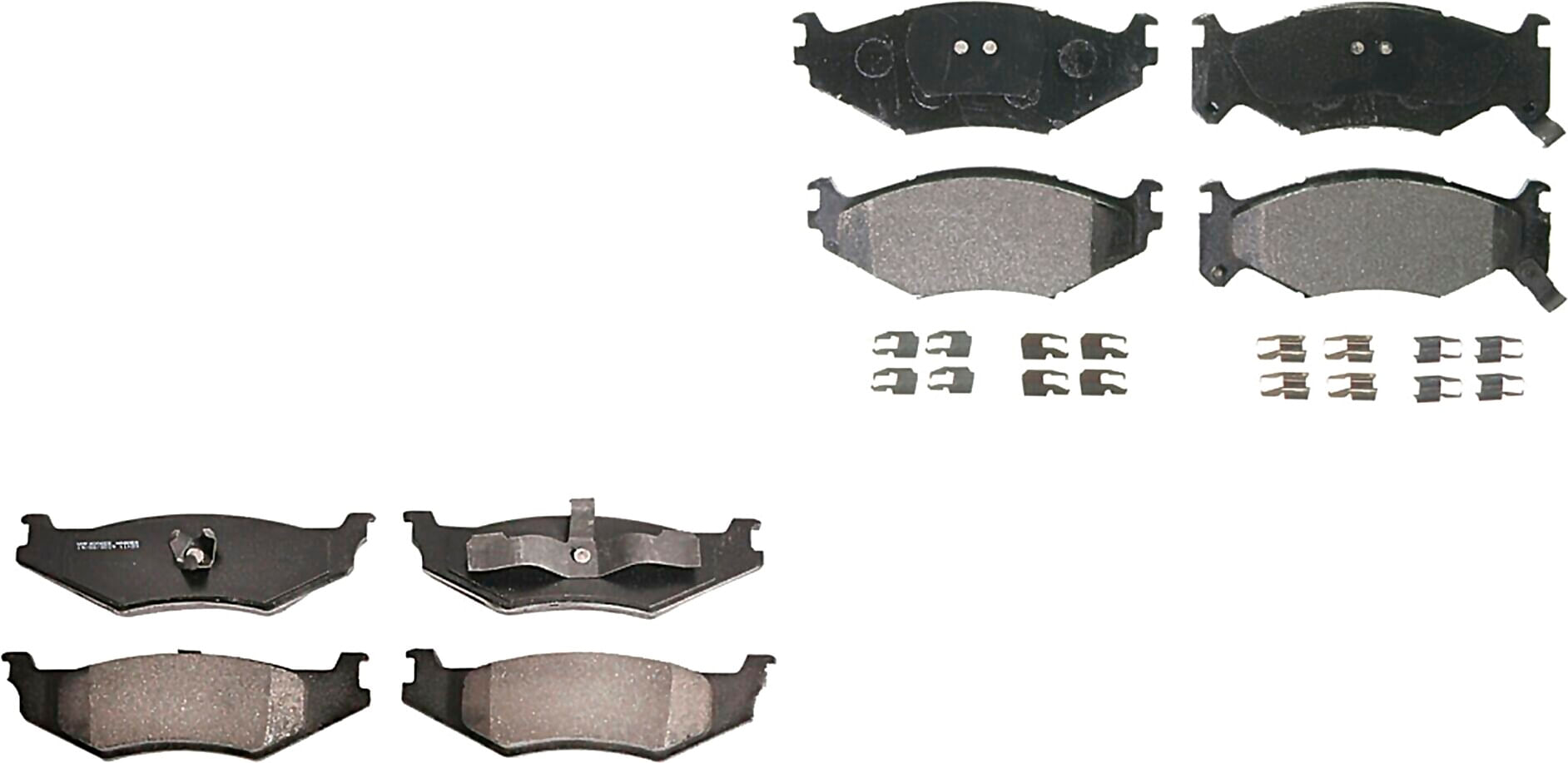 Kit De Balatas Semimetalicas Delanteras Y Traseras