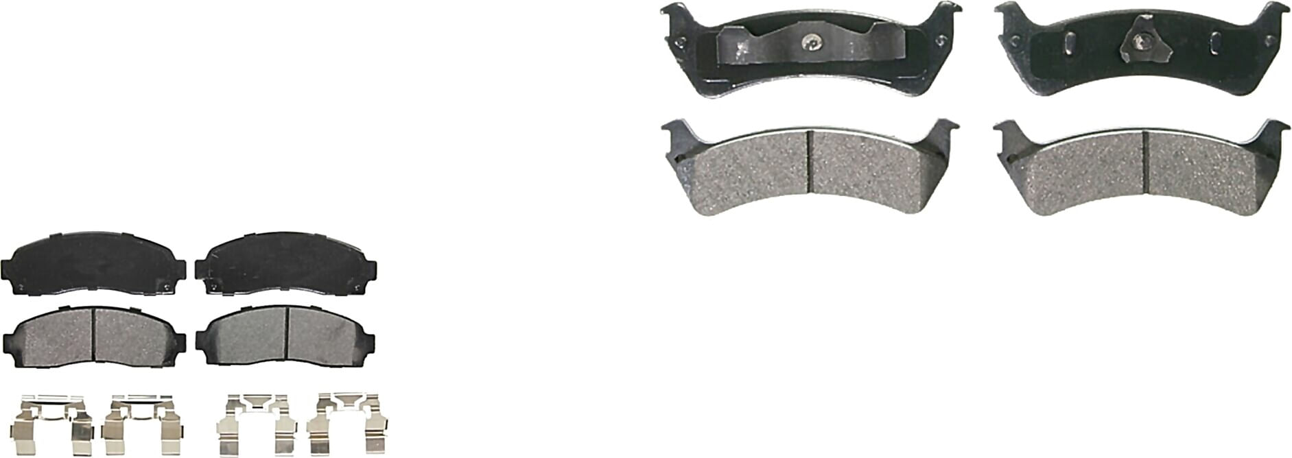 Kit De Balatas Semimetalicas Delanteras Y Traseras