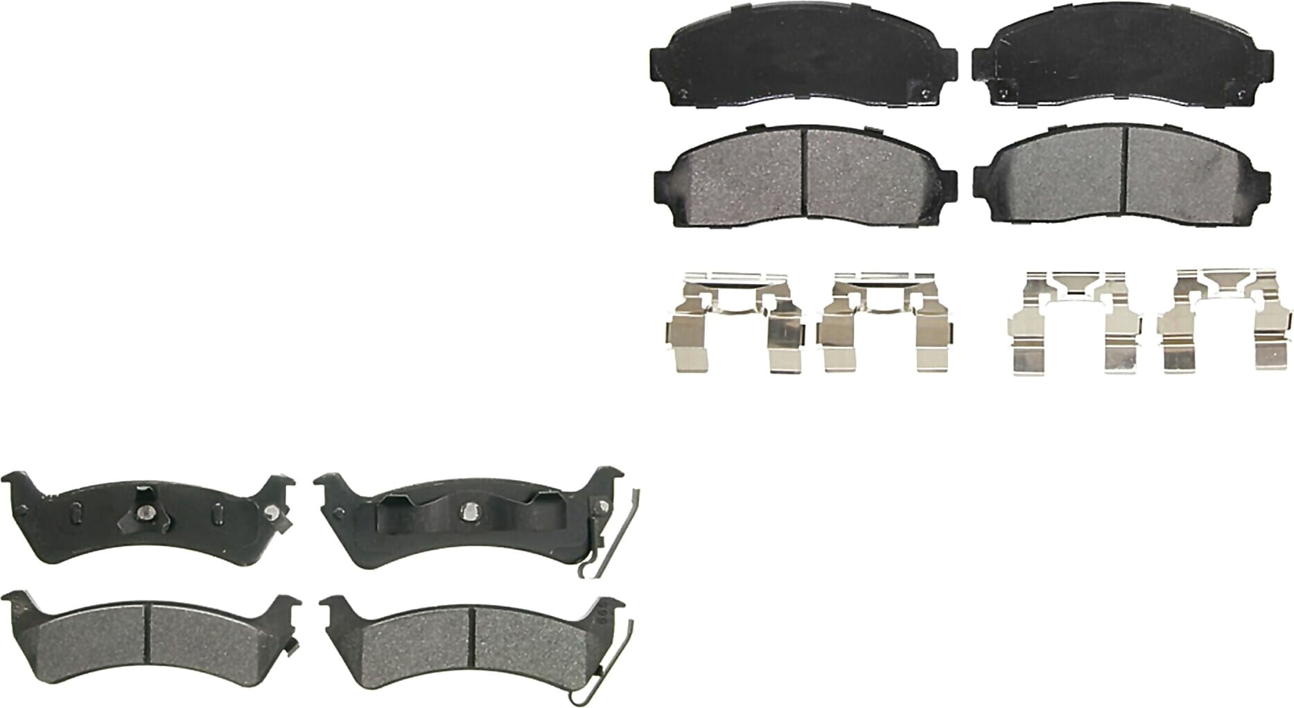 Kit De Balatas Semimetalicas Delanteras Y Traseras