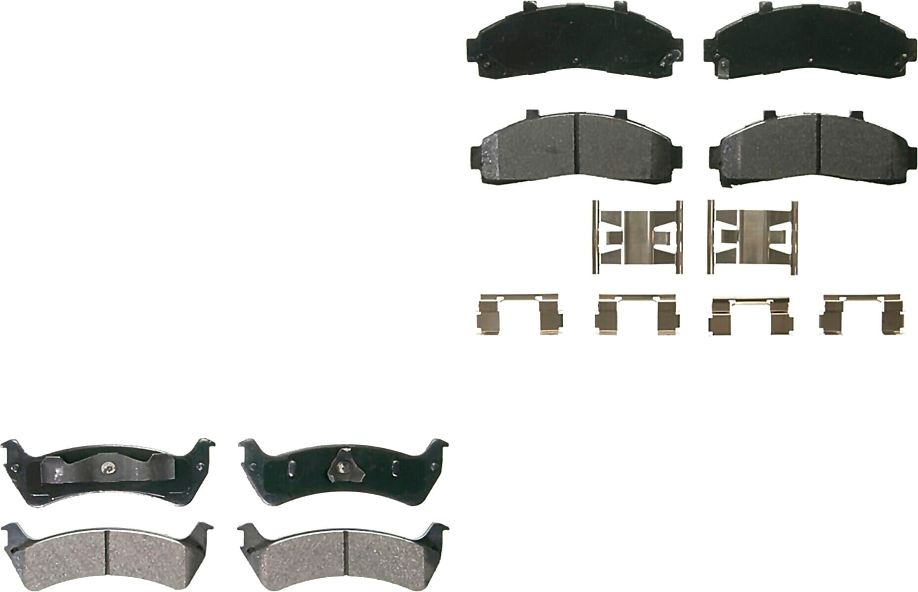 Kit De Balatas Semimetalicas Delanteras Y Traseras