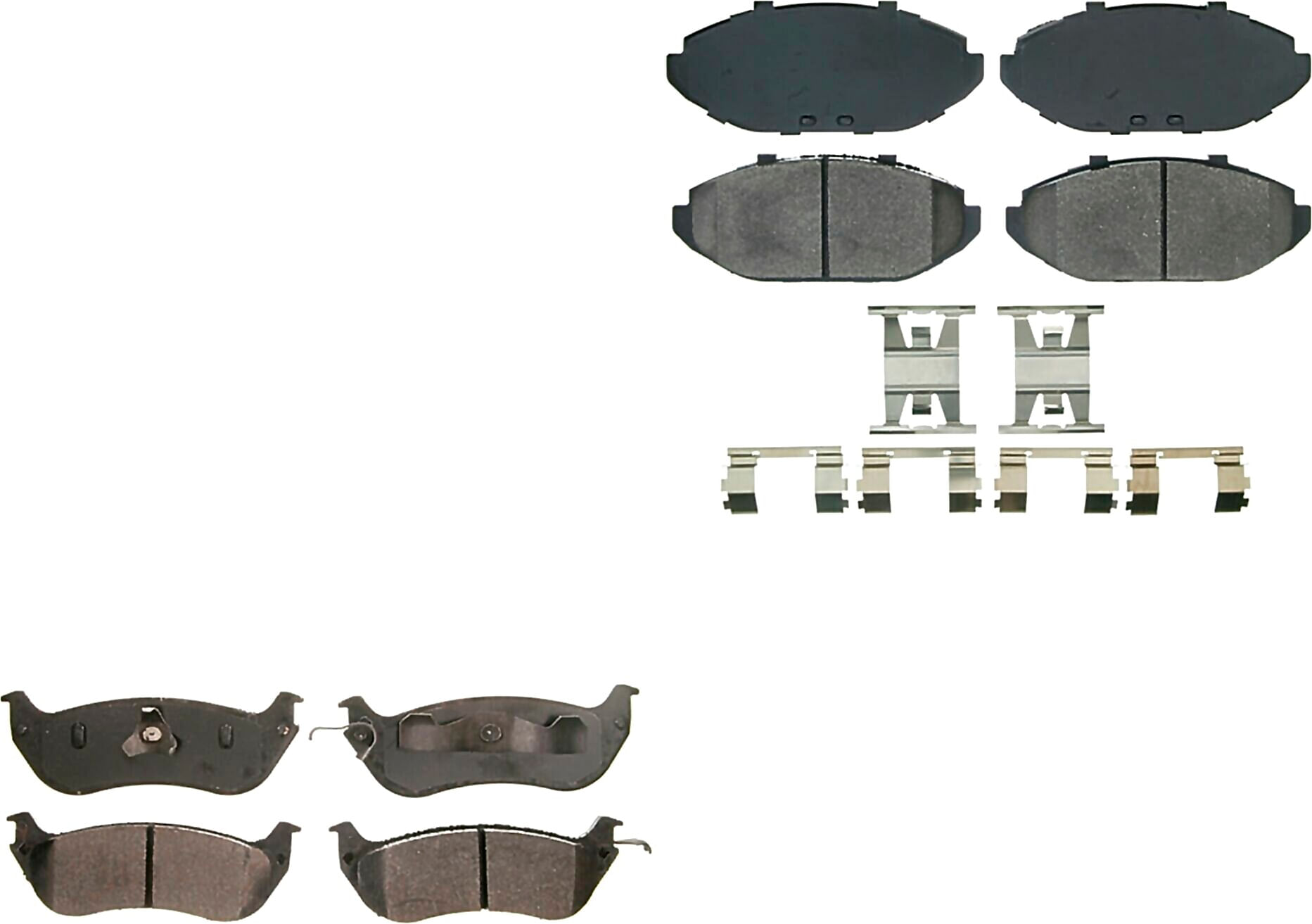Kit De Balatas Semimetalicas Delanteras Y Traseras