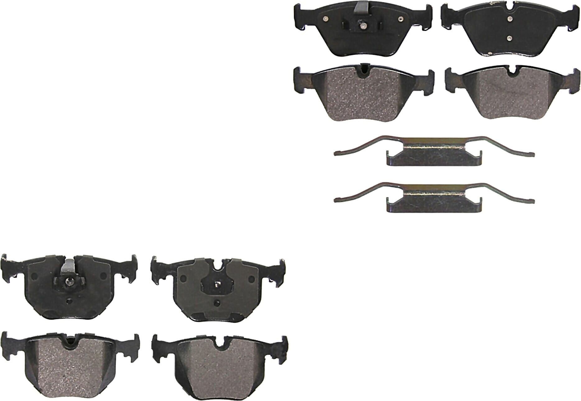 Kit De Balatas Semimetalicas Delanteras Y Traseras