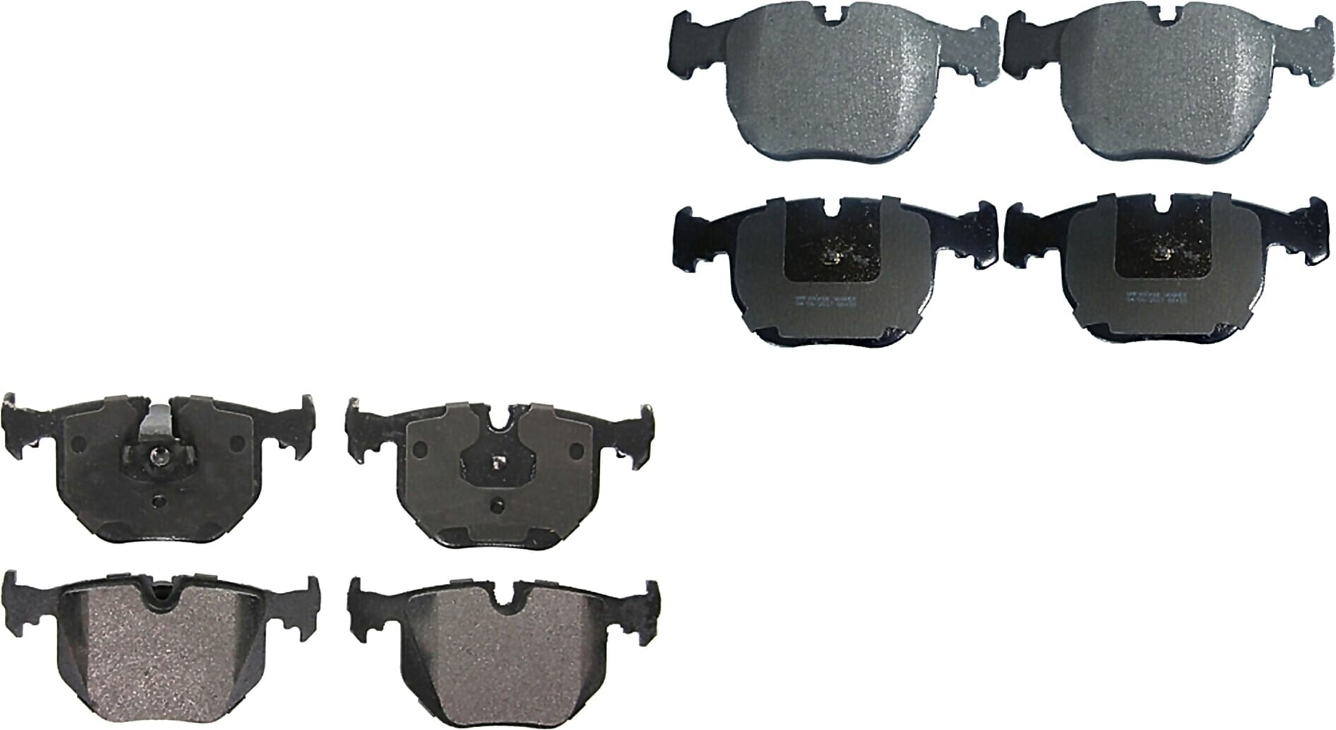 Kit De Balatas Semimetalicas Delanteras Y Traseras