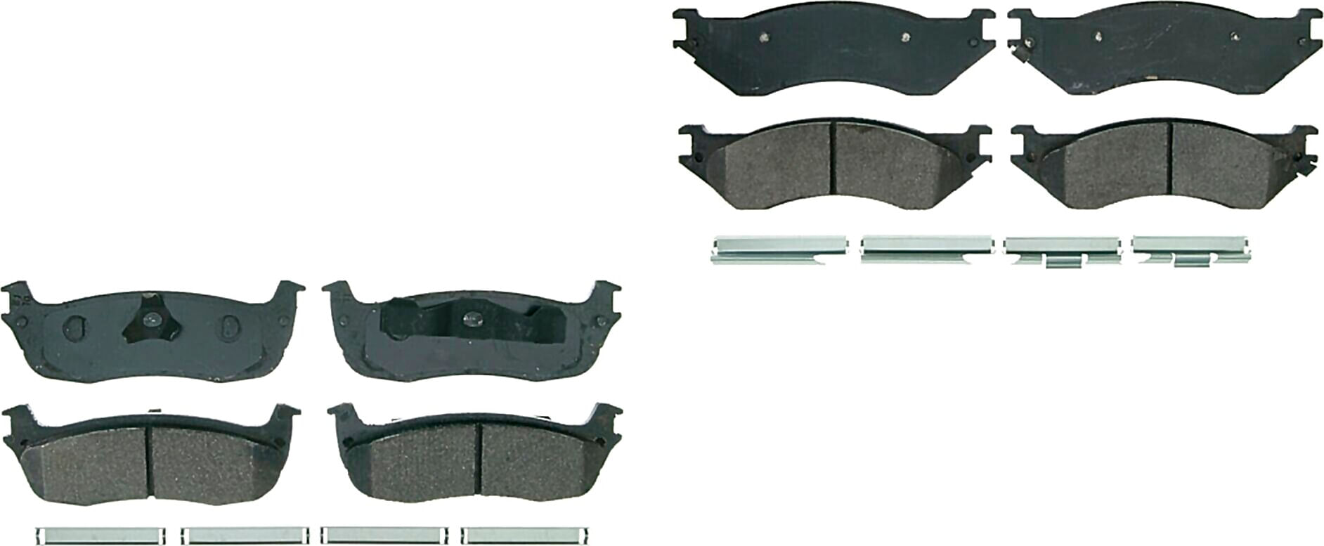 Kit De Balatas Semimetalicas Delanteras Y Traseras