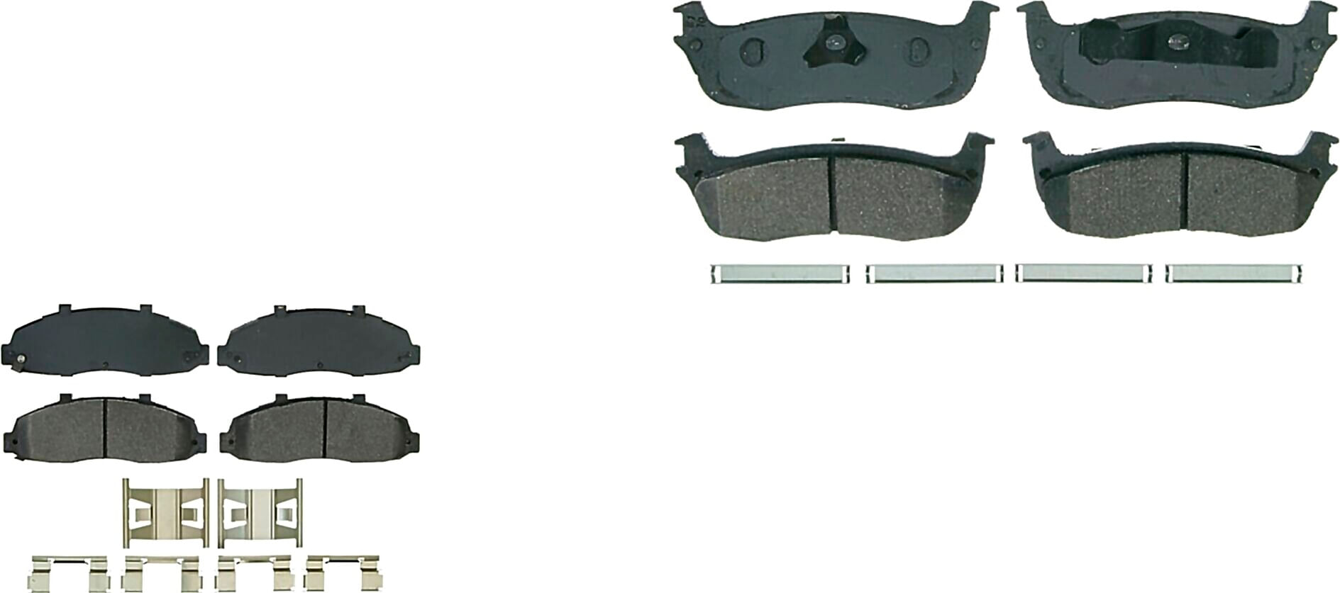 Kit De Balatas Semimetalicas Delanteras Y Traseras