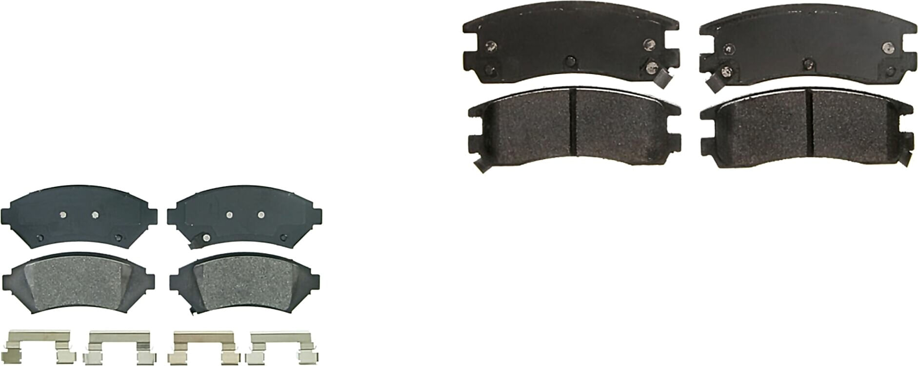 Kit De Balatas Semimetalicas Delanteras Y Traseras