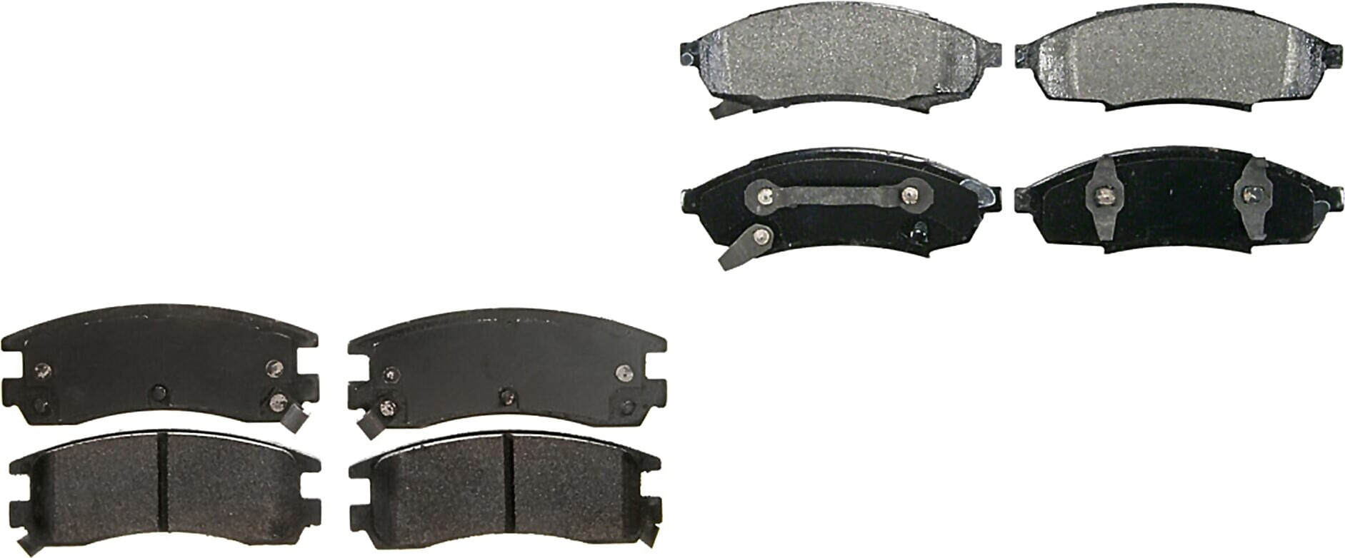 Kit De Balatas Semimetalicas Delanteras Y Traseras