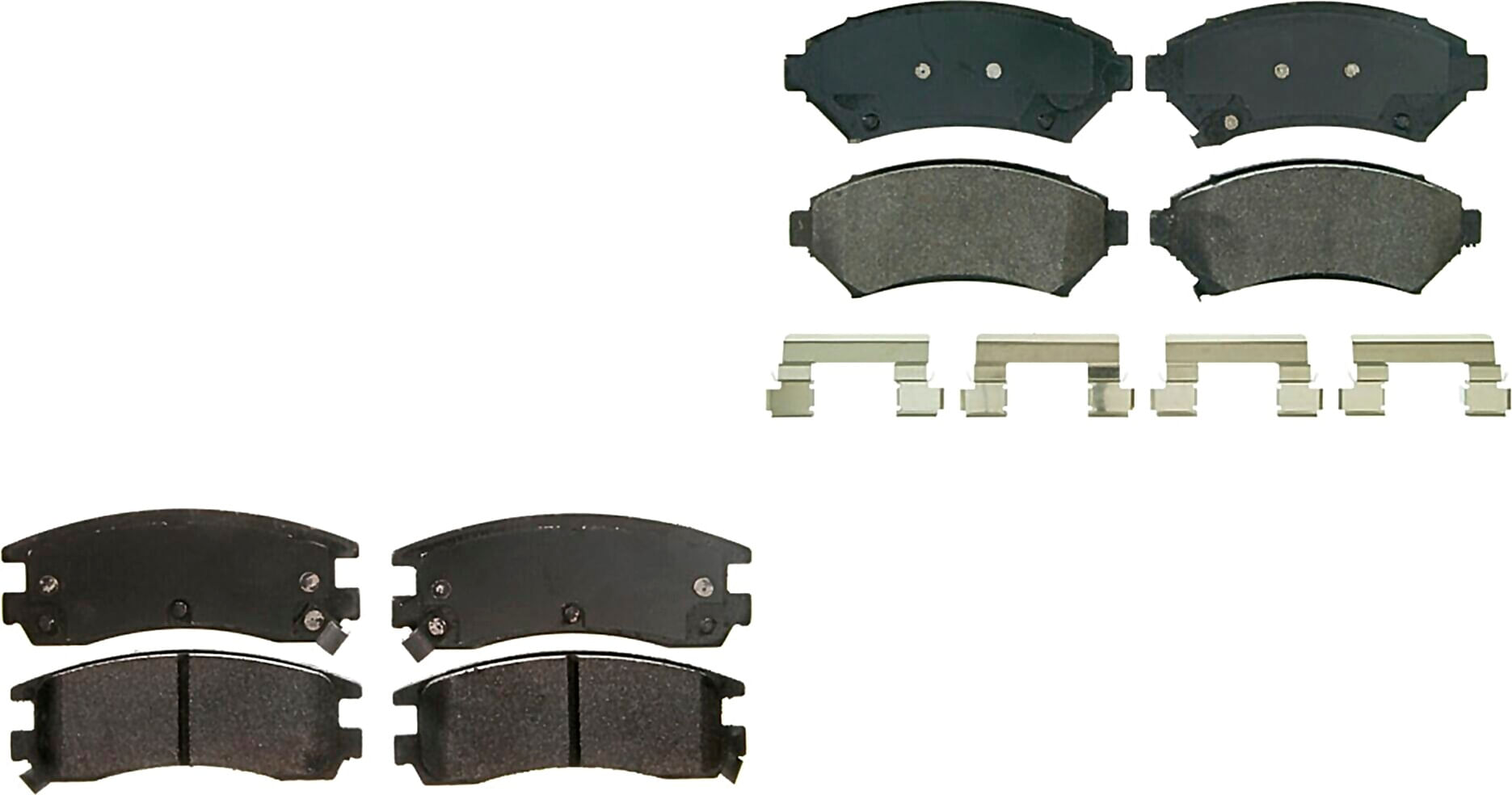Kit De Balatas Semimetalicas Delanteras Y Traseras