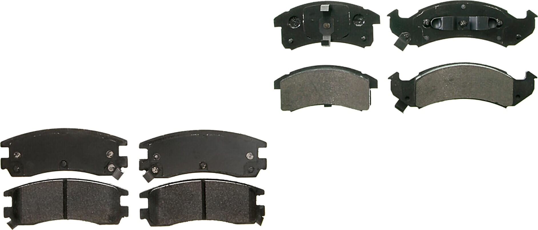 Kit De Balatas Semimetalicas Delanteras Y Traseras