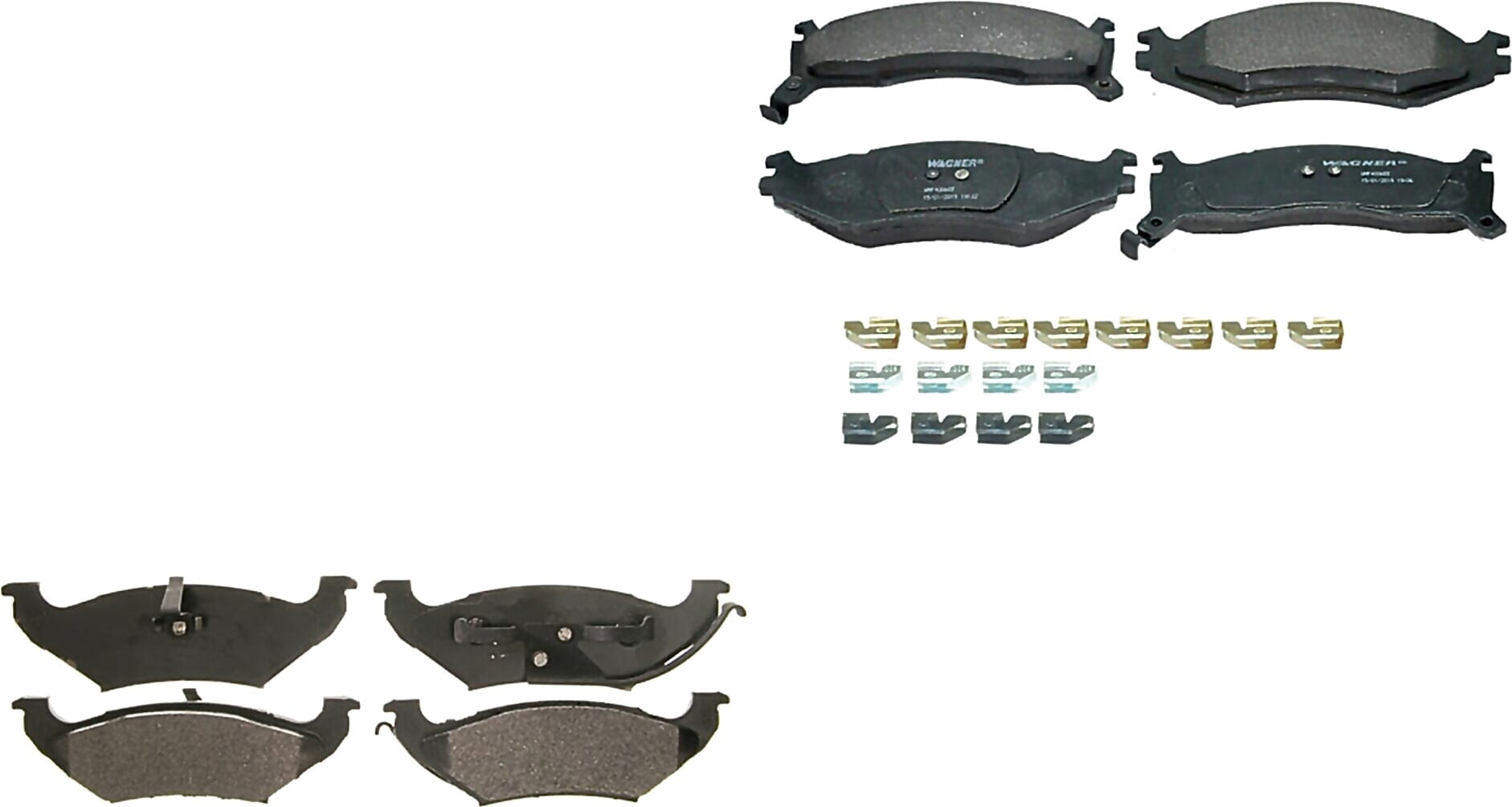 Kit De Balatas Semimetalicas Delanteras Y Traseras