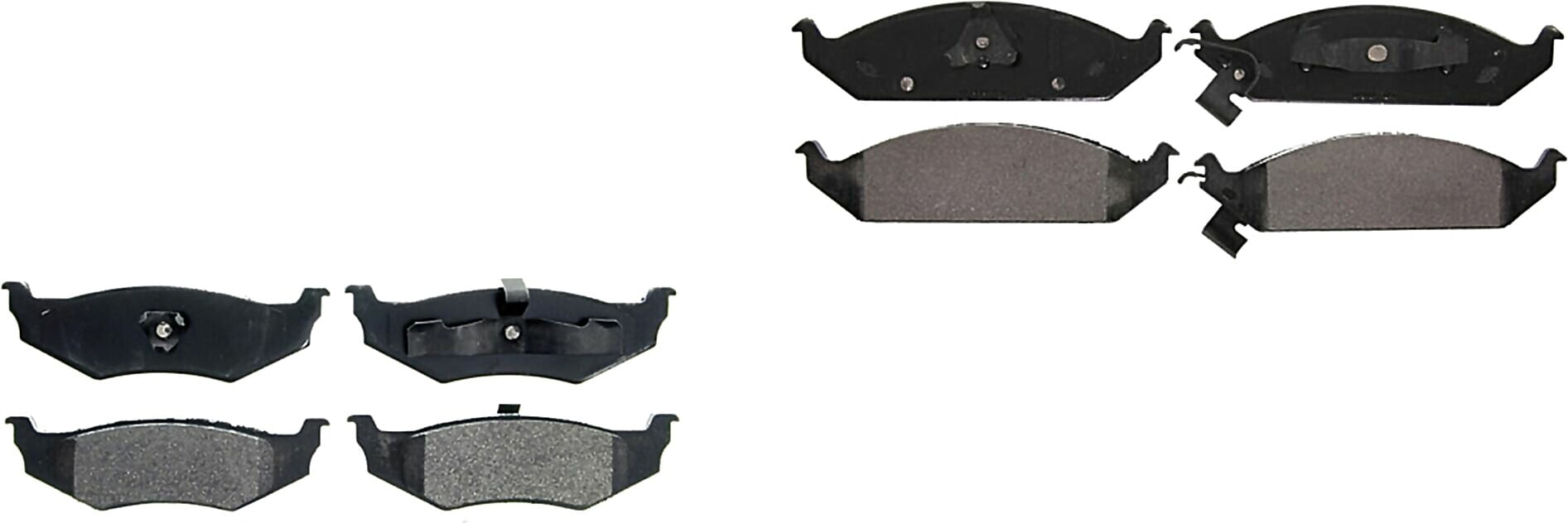 Kit De Balatas Semimetalicas Delanteras Y Traseras