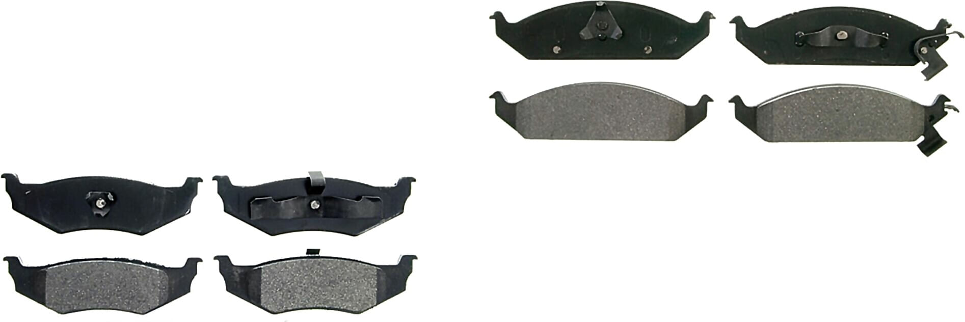 Kit De Balatas Semimetalicas Delanteras Y Traseras