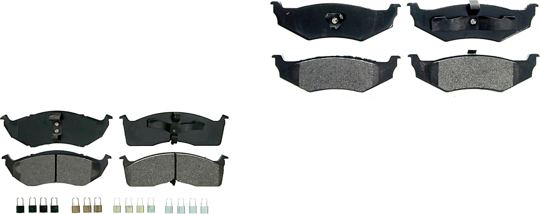 Kit De Balatas Semimetalicas Delanteras Y Traseras