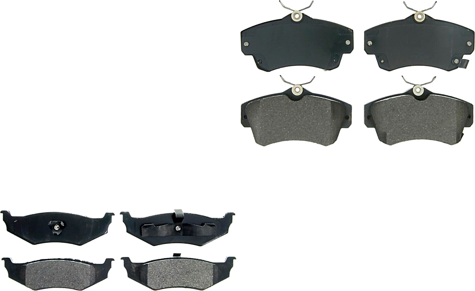 Kit De Balatas Semimetalicas Delanteras Y Traseras