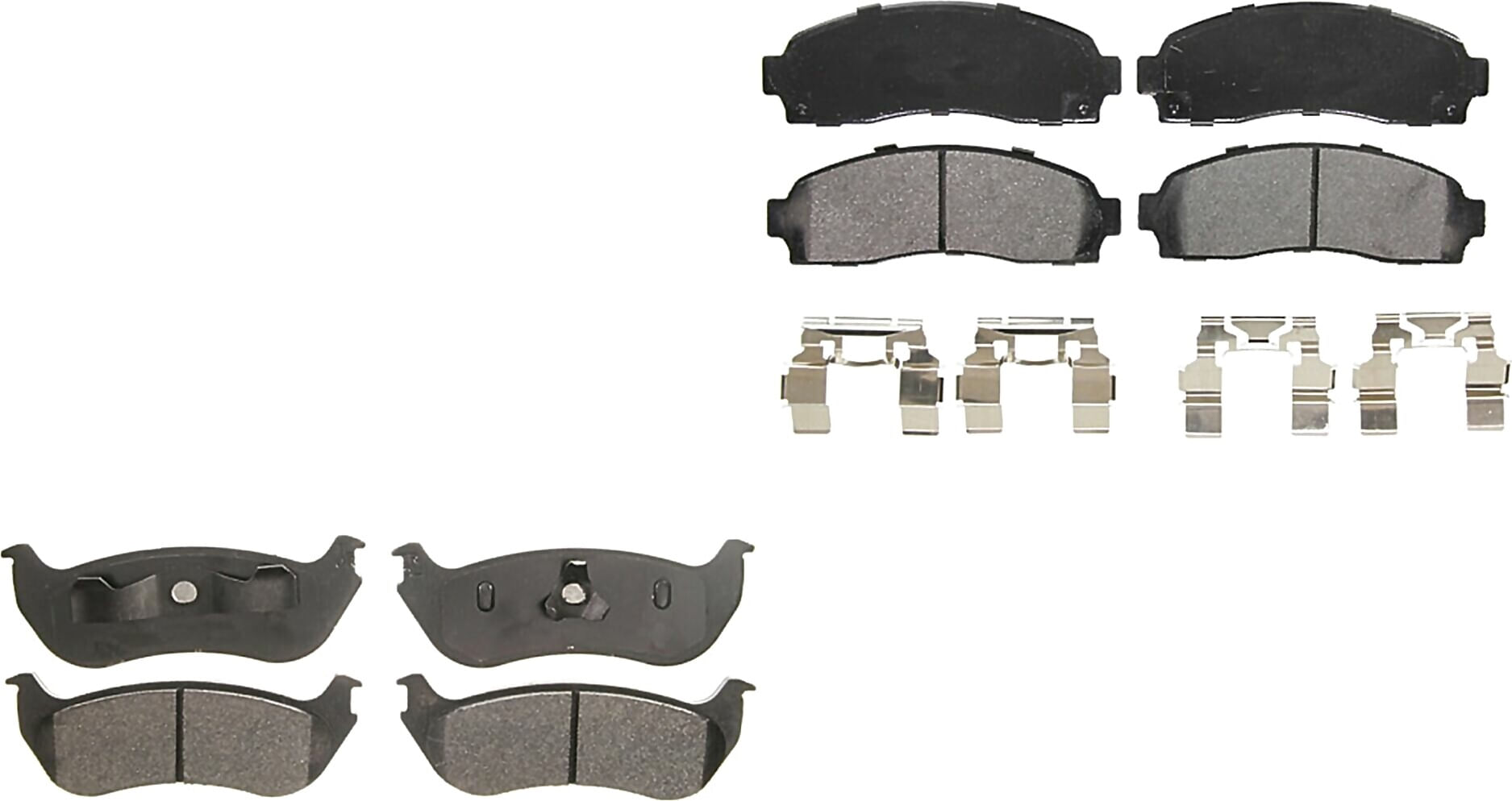 Kit De Balatas Semimetalicas Delanteras Y Traseras