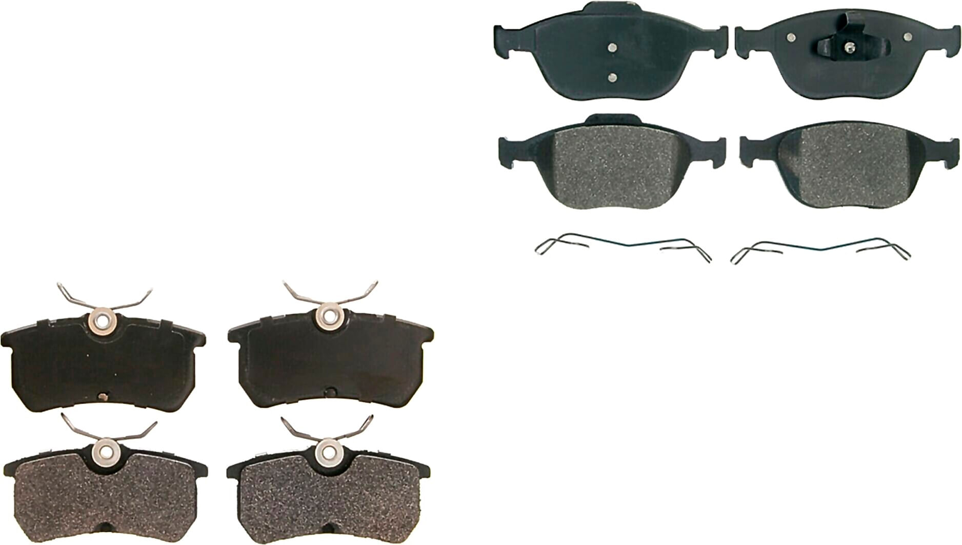 Kit De Balatas Semimetalicas Delanteras Y Traseras