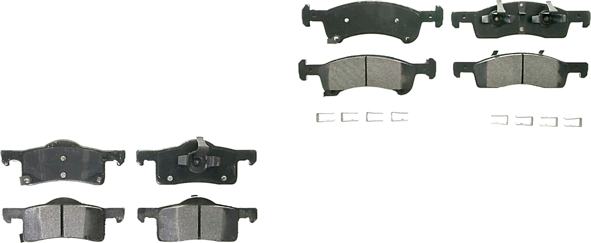 Kit De Balatas Semimetalicas Delanteras Y Traseras