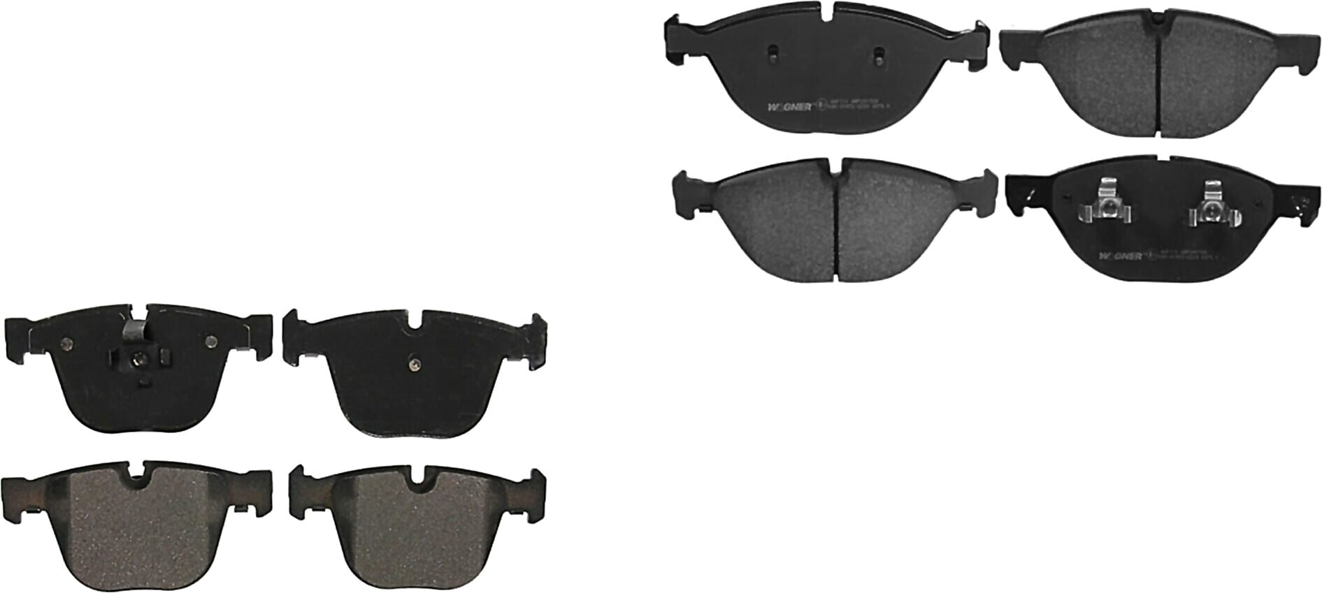 Kit De Balatas Semimetalicas Delanteras Y Traseras