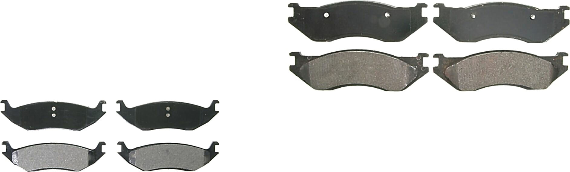 Kit De Balatas Semimetalicas Delanteras Y Traseras