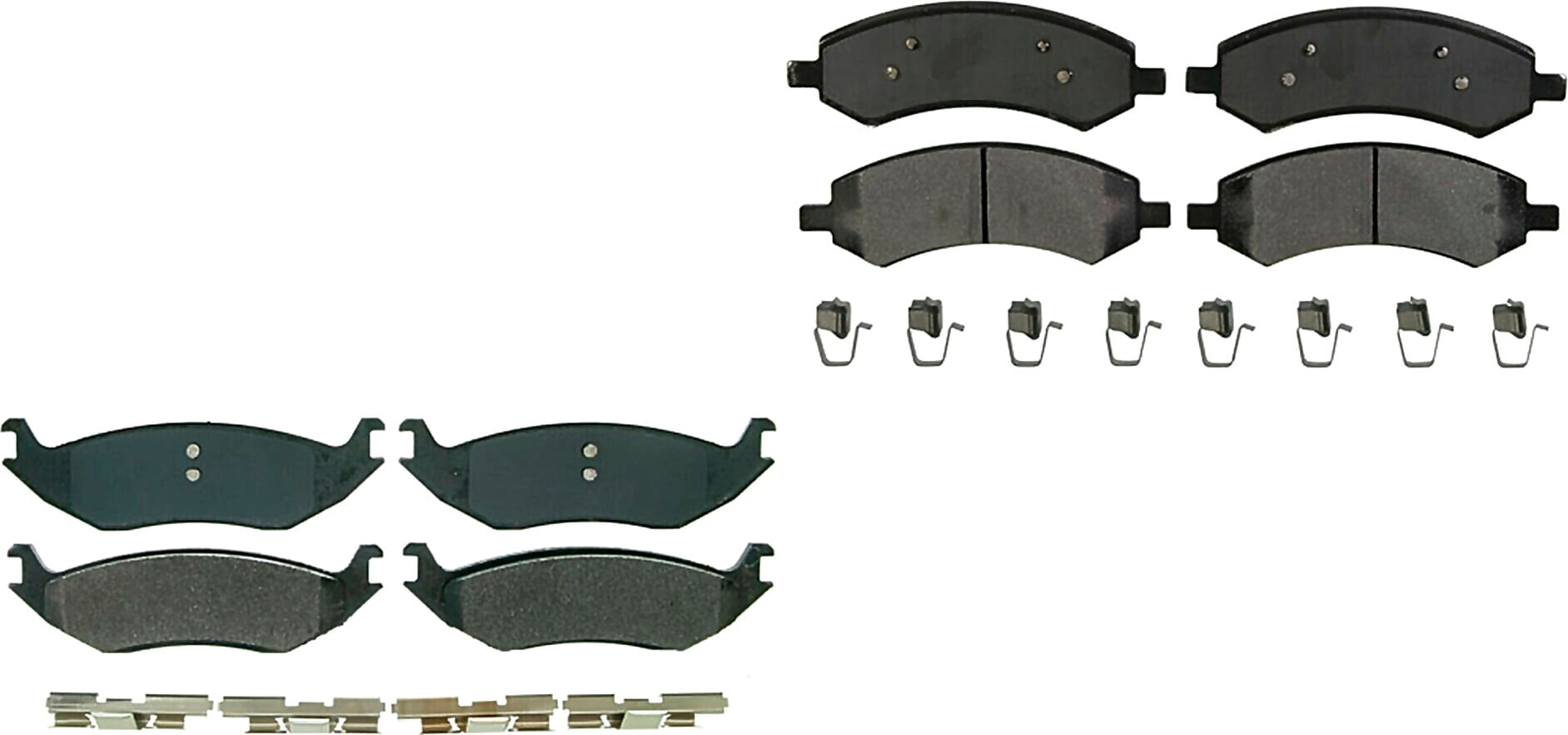 Kit De Balatas Semimetalicas Delanteras Y Traseras
