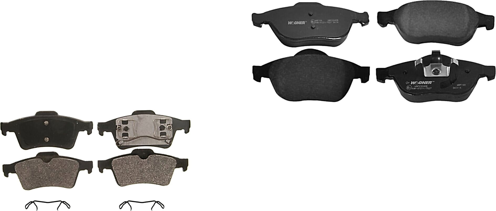 Kit De Balatas Semimetalicas Delanteras Y Traseras