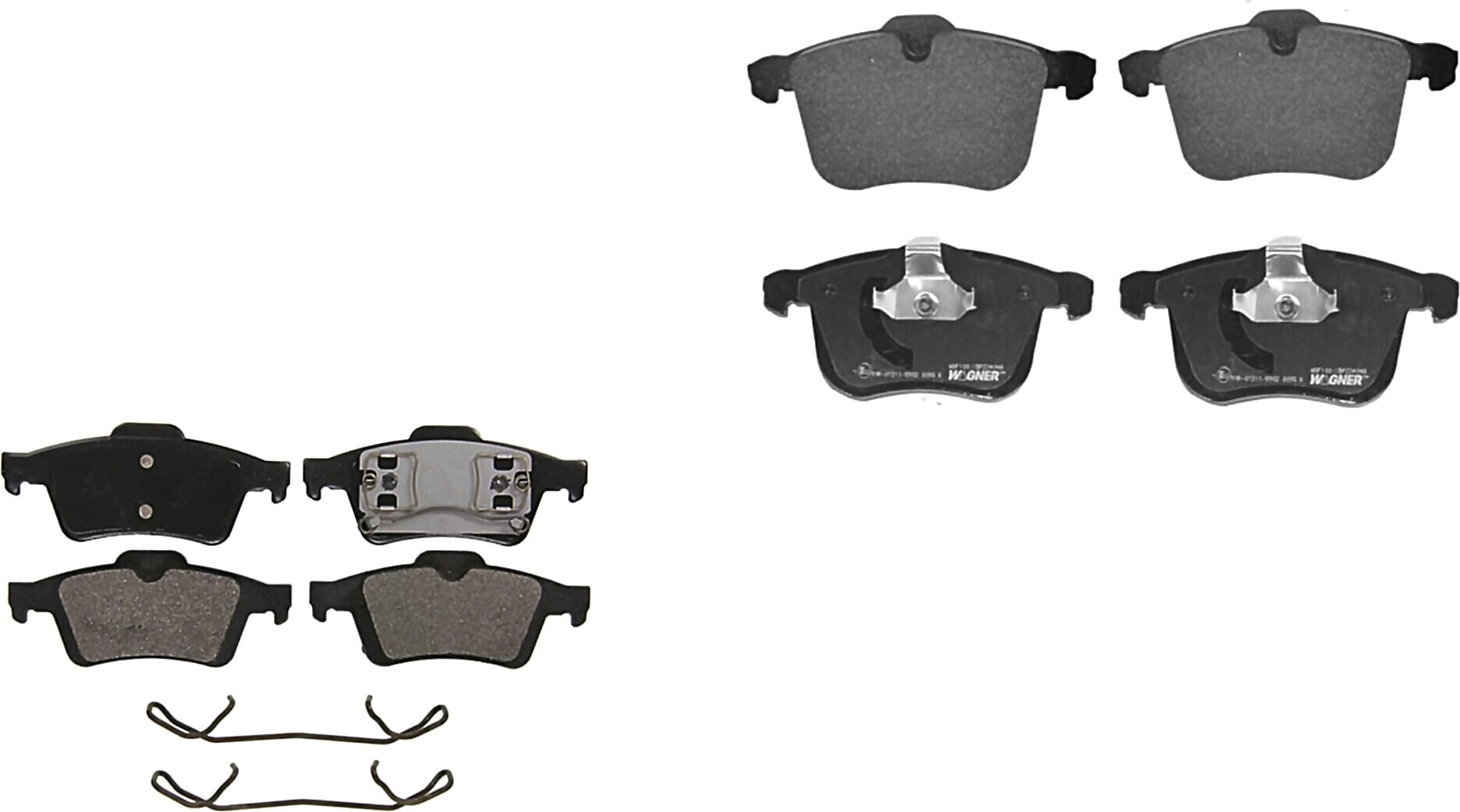Kit De Balatas Semimetalicas Delanteras Y Traseras