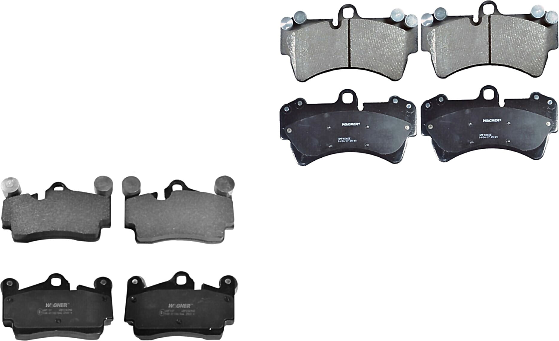 Kit De Balatas Semimetalicas Delanteras Y Traseras