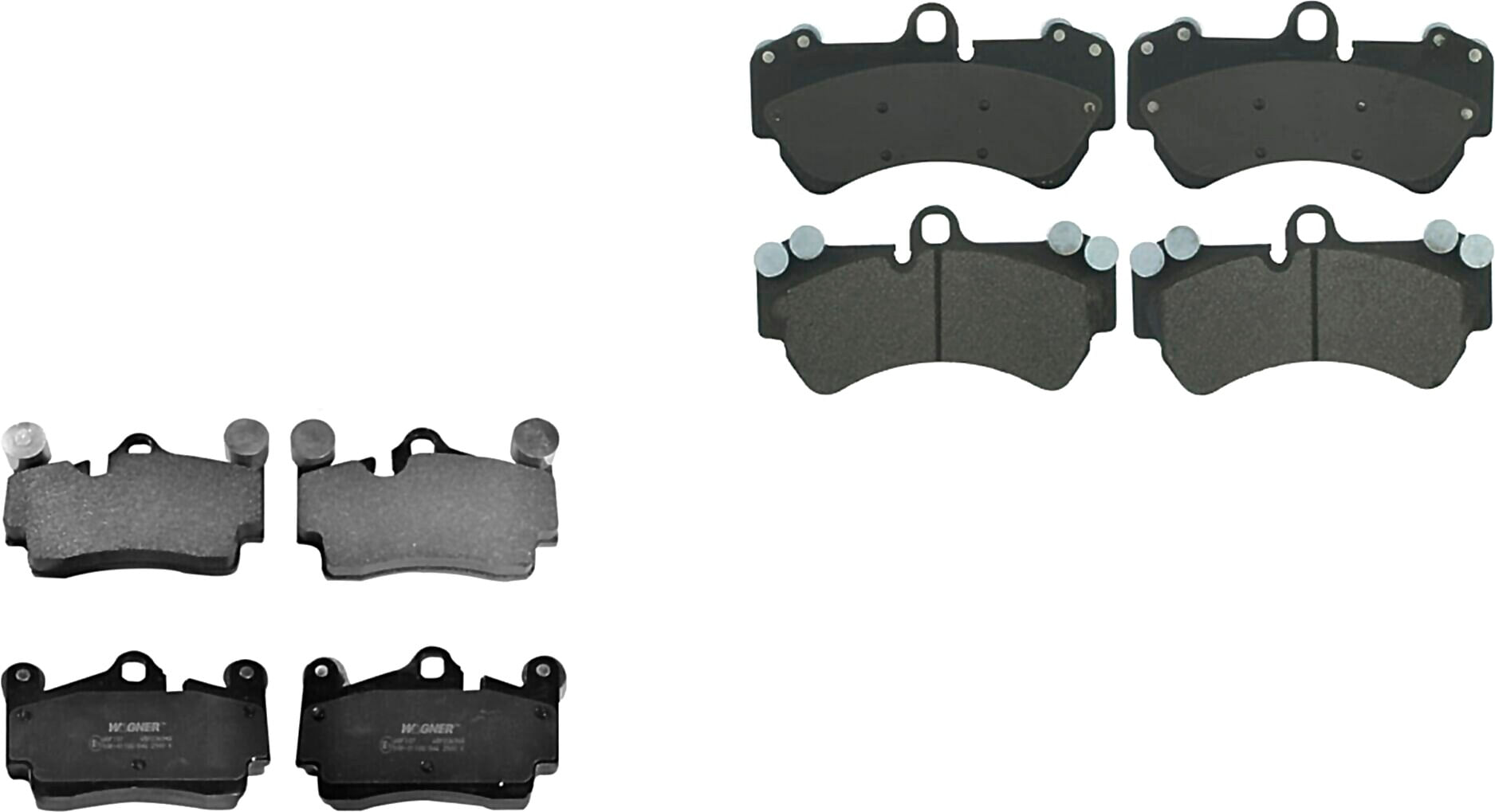 Kit De Balatas Semimetalicas Delanteras Y Traseras