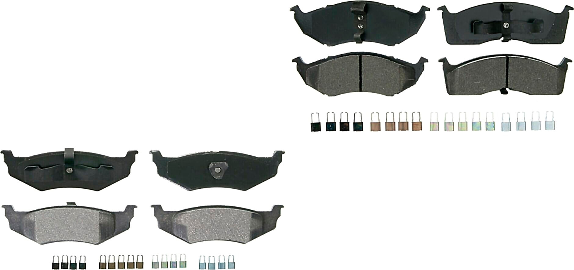 Kit De Balatas Semimetalicas Delanteras Y Traseras