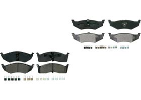 Kit De Balatas Semimetalicas Delanteras Y Traseras