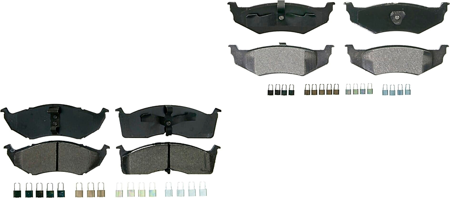 Kit De Balatas Semimetalicas Delanteras Y Traseras