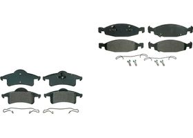 Kit De Balatas Semimetalicas Delanteras Y Traseras