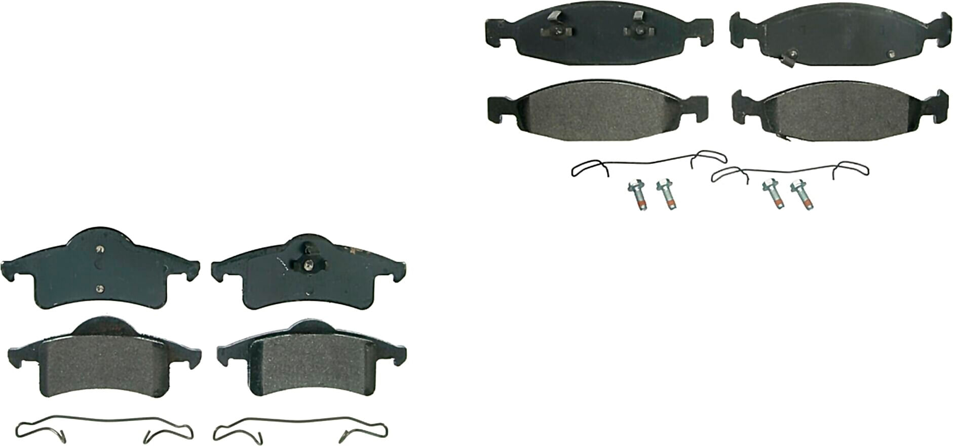 Kit De Balatas Semimetalicas Delanteras Y Traseras