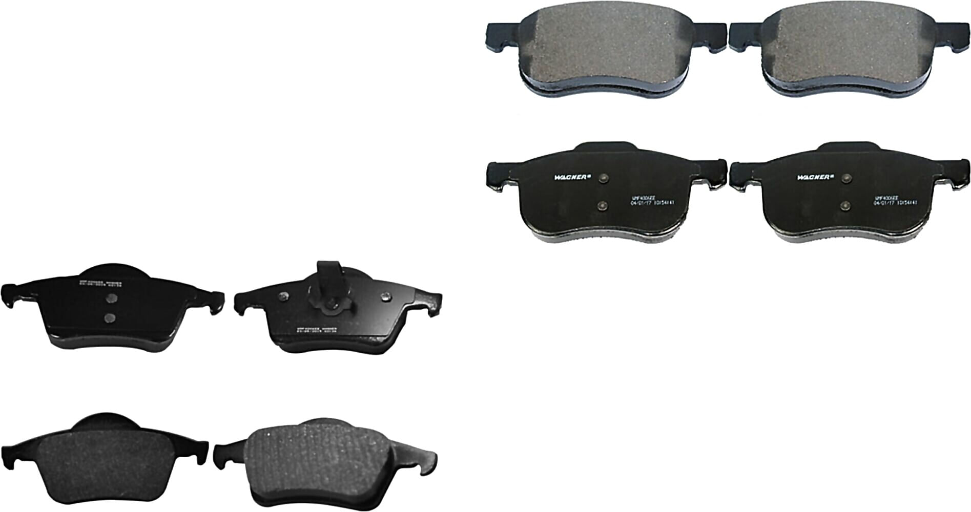 Kit De Balatas Semimetalicas Delanteras Y Traseras