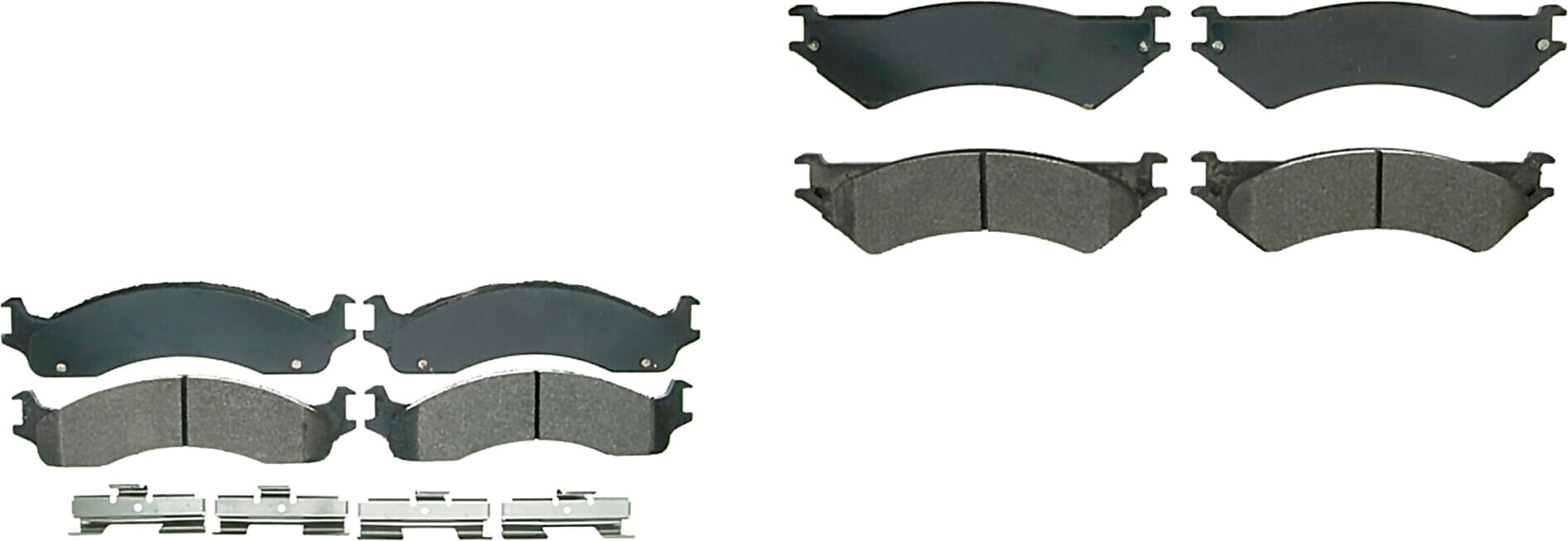Kit De Balatas Semimetalicas Delanteras Y Traseras